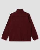 Wool Fleece Jacket (Dark Red Heather)