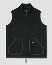 Wool Fleece Vest (Botanical Green)