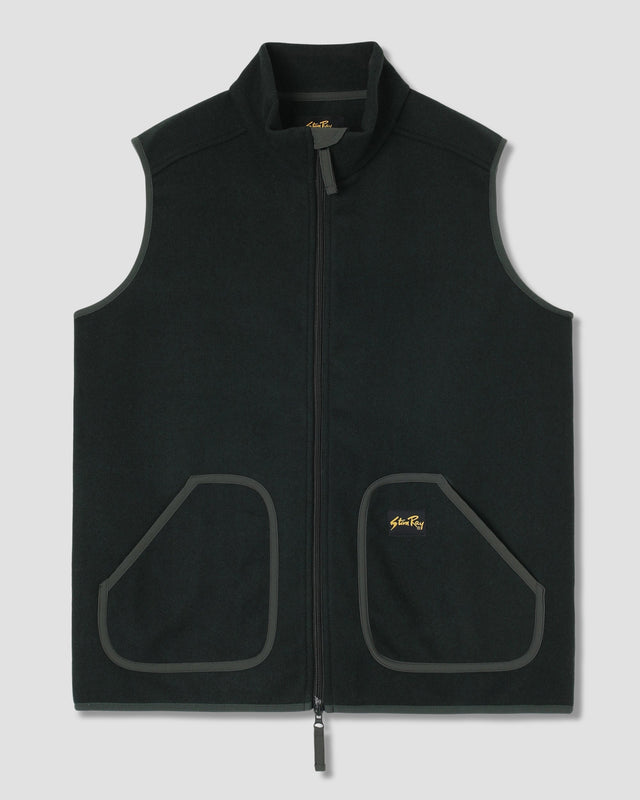 Wool Fleece Vest (Botanical Green)