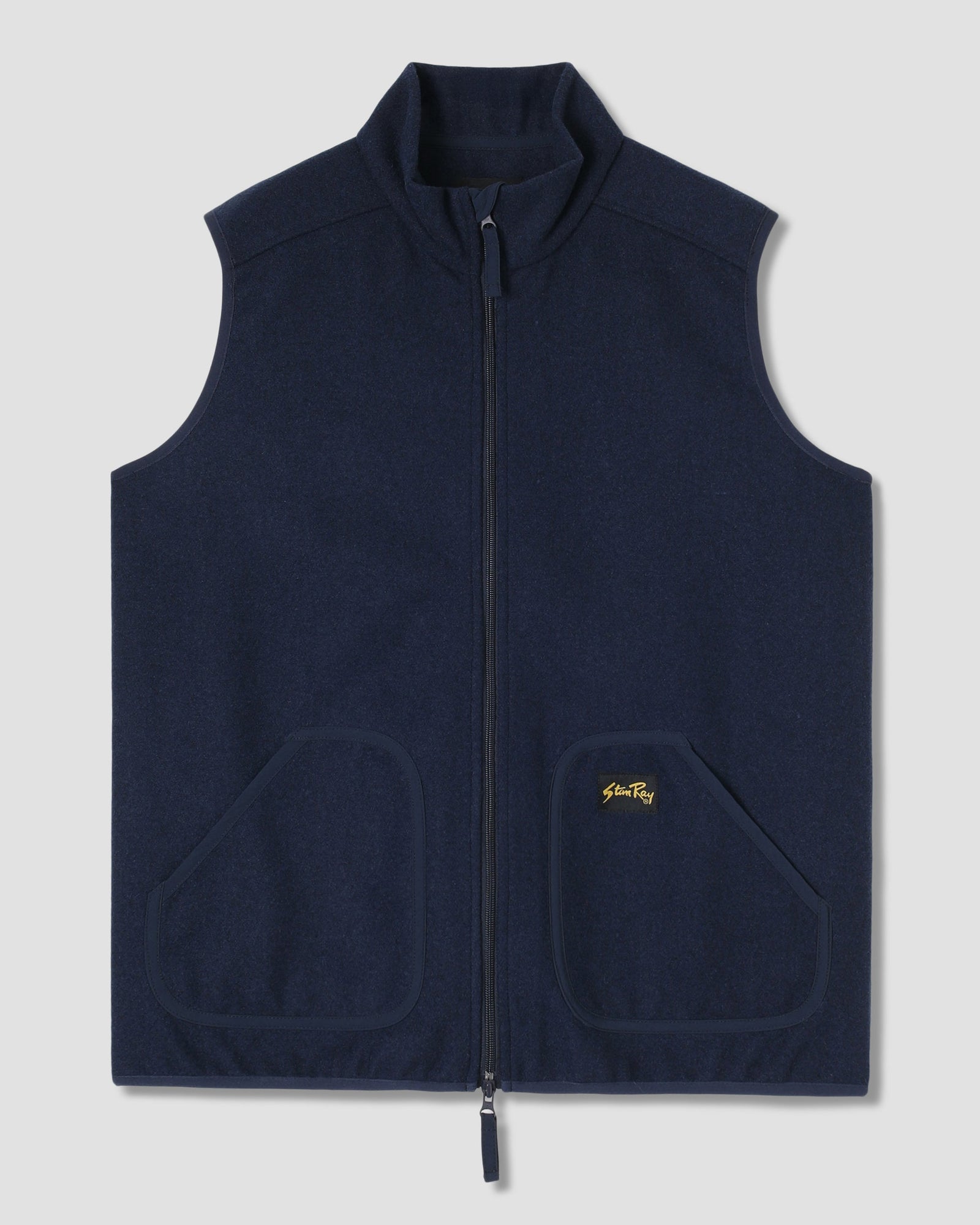 Wool Fleece Vest Heather