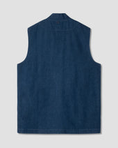 Work Vest (Indigo Denim 12oz)