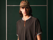 Tennis Half Zip Polo