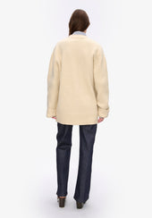 Wool-cashmere cardigan (W)