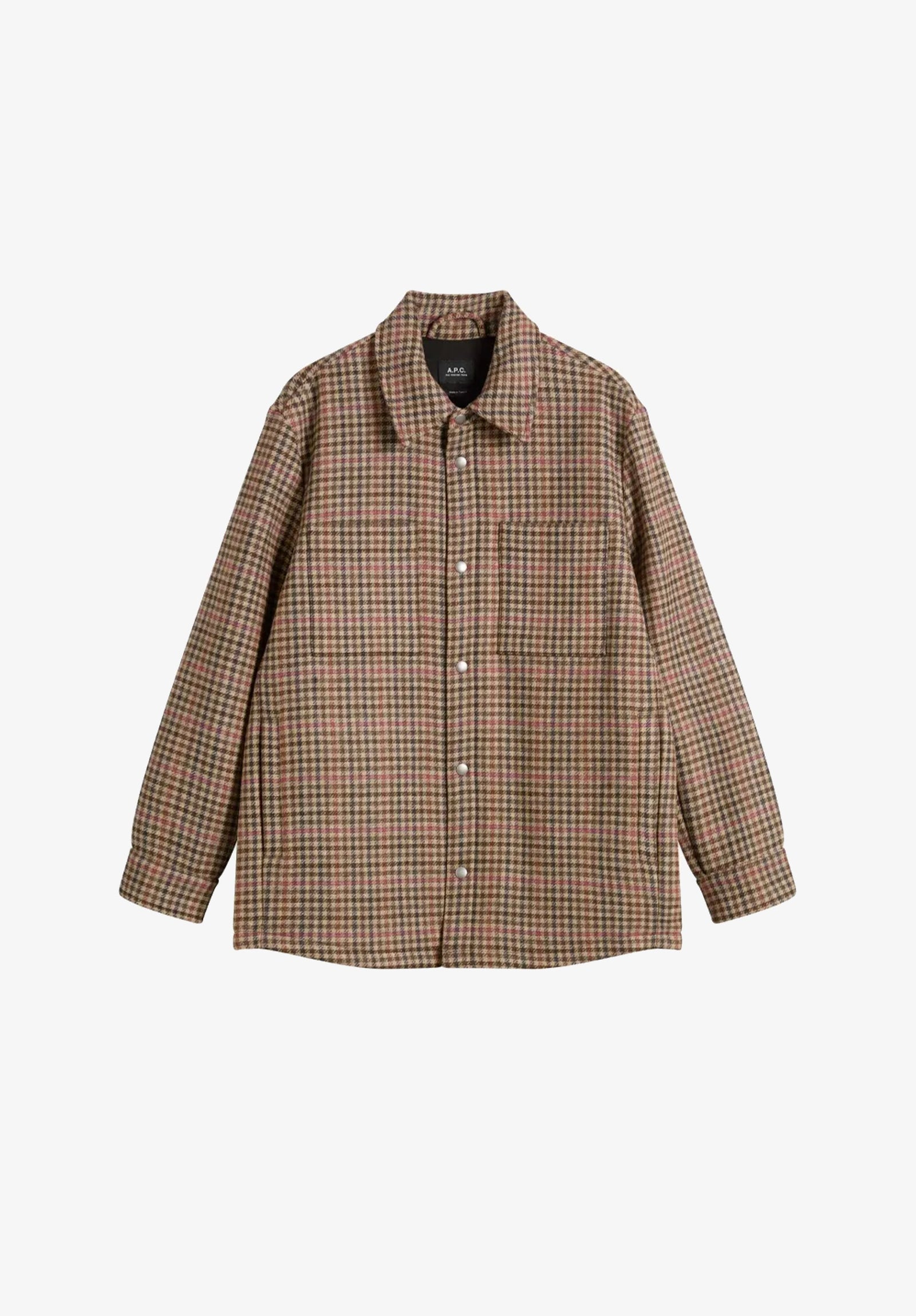 Tartan wool jacket
