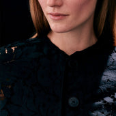 Black Edition Lace Cropped Cocoon Thornham