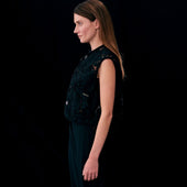 Black Edition Lace Cropped Cocoon Thornham