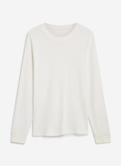 Waffle Long Sleeve T Shirt Cotton