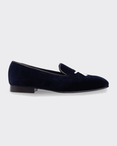 Windsor In Midnight Velvet With Silk Tassels George Cleverley