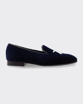 Windsor In Midnight Velvet With Silk Tassels George Cleverley