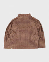 Funnel Neck Zip Anorak Umber