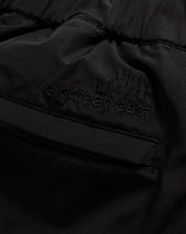 WARREN TREK SHORTS - BLACK WATER-REPELLENT 60/40 MOUNTAIN CLOTH WITH FULL MESH LINING