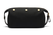 Canvas Wash Bag / Dopp Kit - Black
