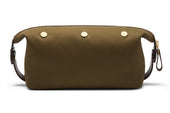 Canvas Wash Bag / Dopp Kit - Olive