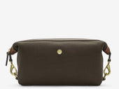 M/S Washbag – Army/Cuoio