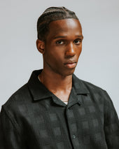 Corey Dobby Check Cotton Shirt