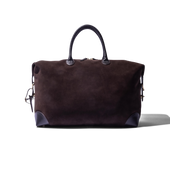 Weekend Bag in Brown Suede