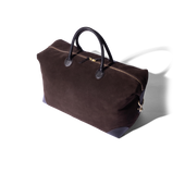 Weekend Bag in Brown Suede
