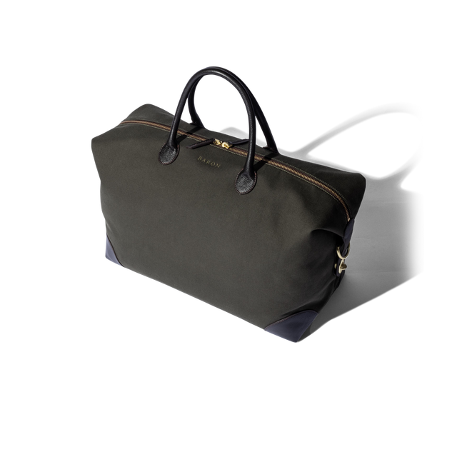 Weekend Bag in Green Canvas