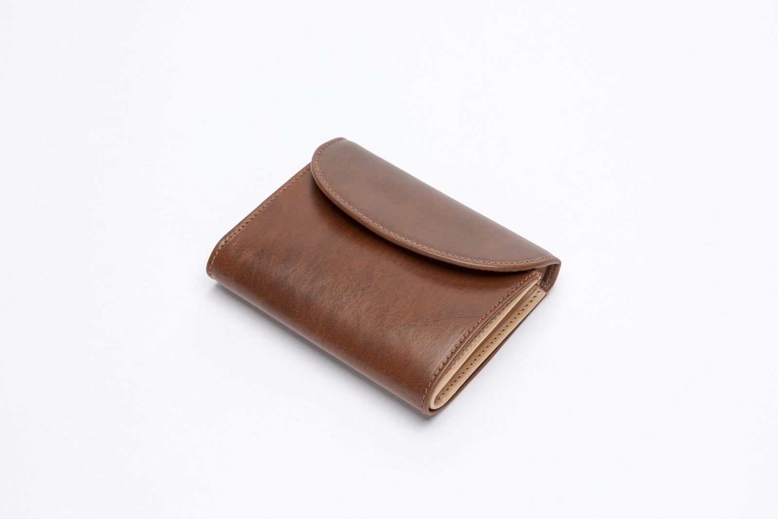 The Wentworth 3 Fold Vintage Leather Purse