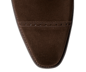 Westbourne Dark Brown Calf Suede
