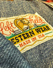 Hand Loomed Hank Dyed Natural Western Selvedge Shirt With Brown Trocus Pearl Snaps