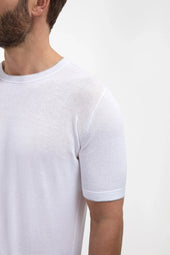 Knitted T Shirt Made In Italy