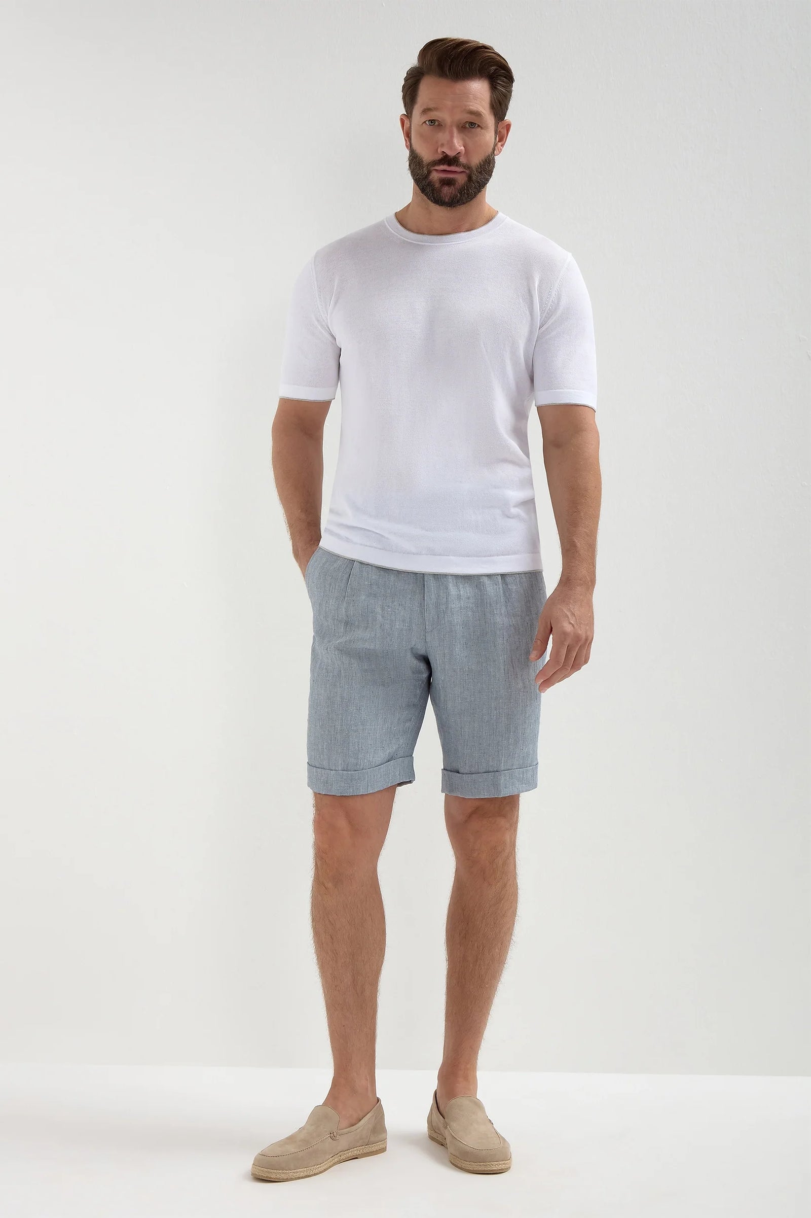 Knitted T Shirt Made In Italy
