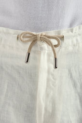 Linen Alassio Trousers Made In Italy
