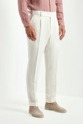 Linen Soragna Trousers Made In Italy