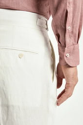 Linen Soragna Trousers Made In Italy