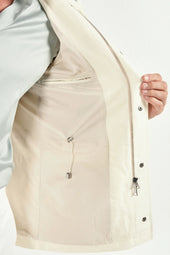 Linen Blend Field Jacket Made In Italy