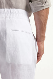 Linen Relaxed Shorts Made In Italy