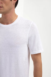 Linen T Shirt Made In Italy