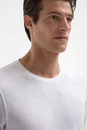 Linen T Shirt Made In Italy