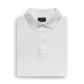 White Cotton Polo Shirt - New