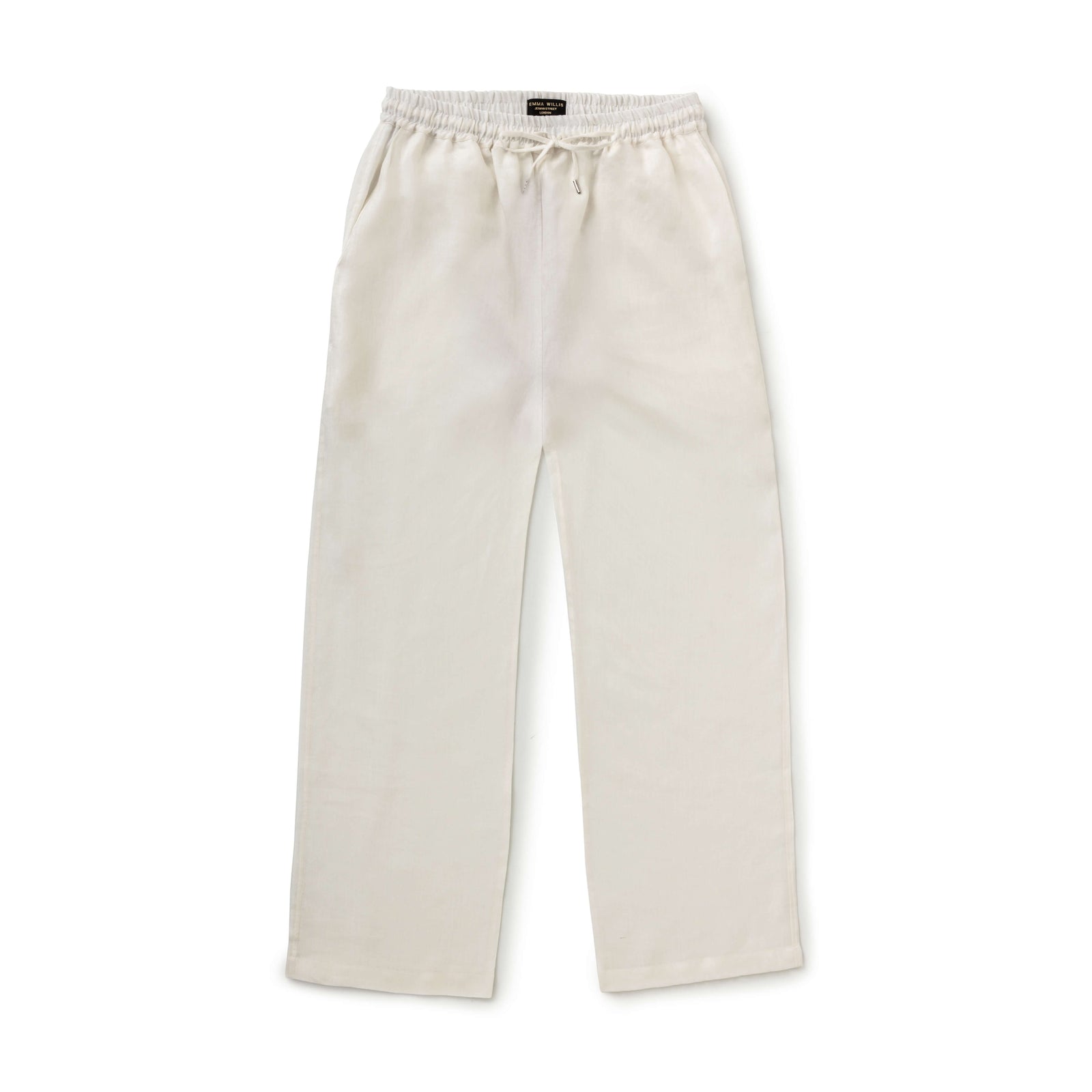 Herringbone Linen Trousers New
