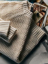 cascabel open weave sweater in natural