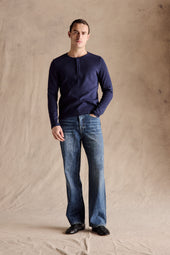 Carol Relaxed Straight Leg Jeans Dark Blue