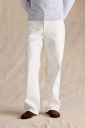Riviera Relaxed Straight Leg Jeans | White
