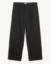 Wide Twill Pant - Black