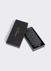 Window Pane Key Jacquard Tie Silk