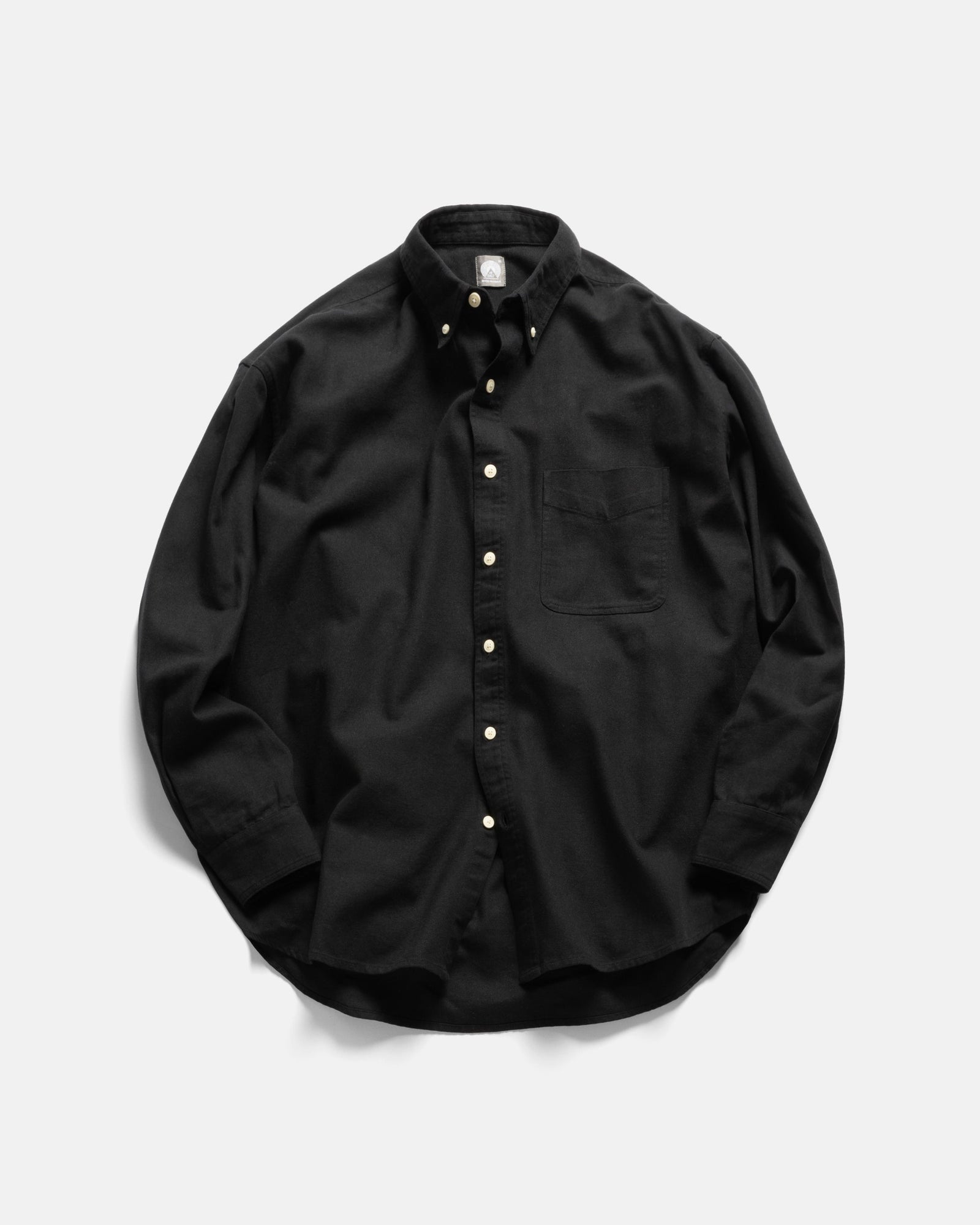 Wolf Button Down Shirt Cotton Oxford Cloth