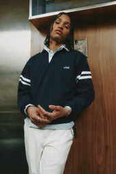 Barbarian Rugby in Navy/White