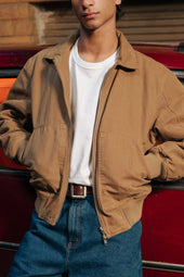 Men's A-2 Bomber Jacket in Washed Otter
