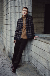Men's Lightweight Zip Sweater in Otter
