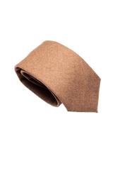 Beige Wool Classic Tie