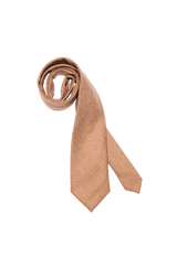 Beige Wool Classic Tie