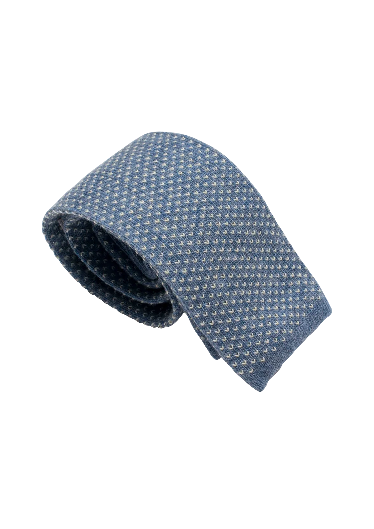 White Wool Maglia Tie Pattern 2