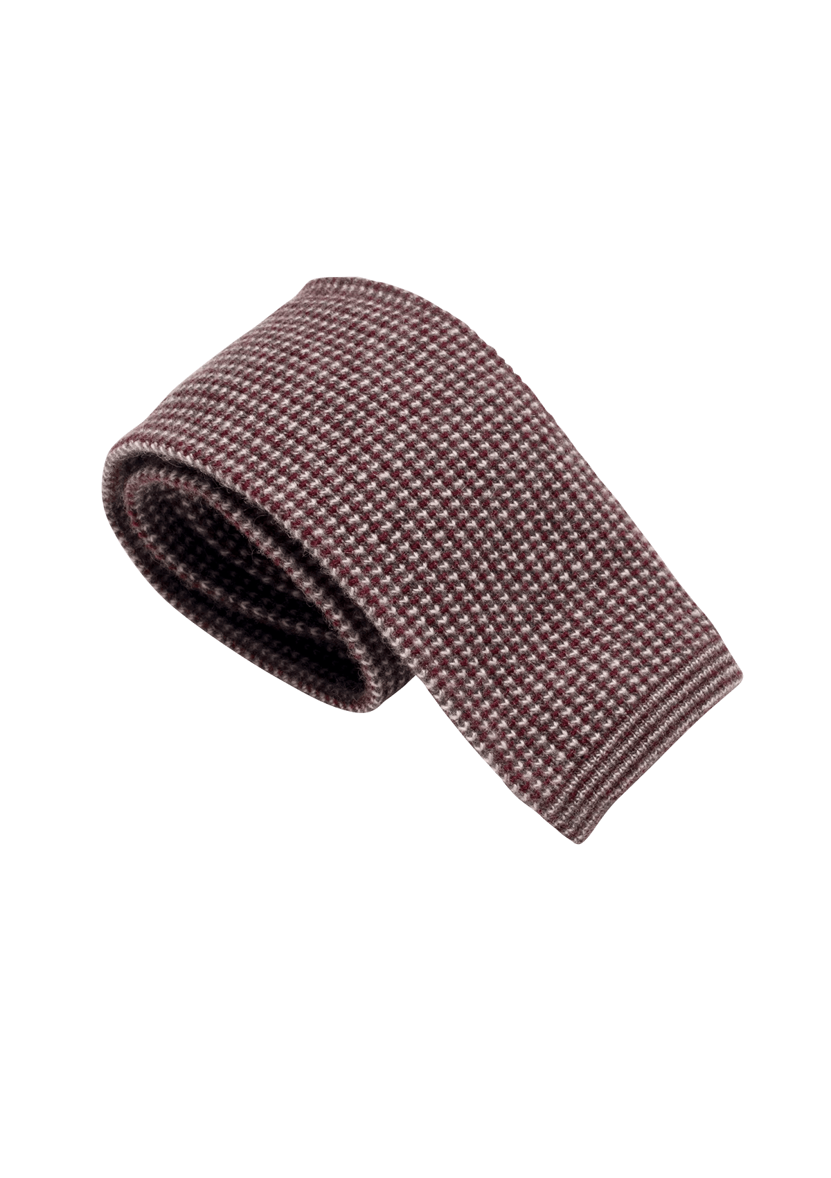 White Wool Maglia Tie Pattern 1