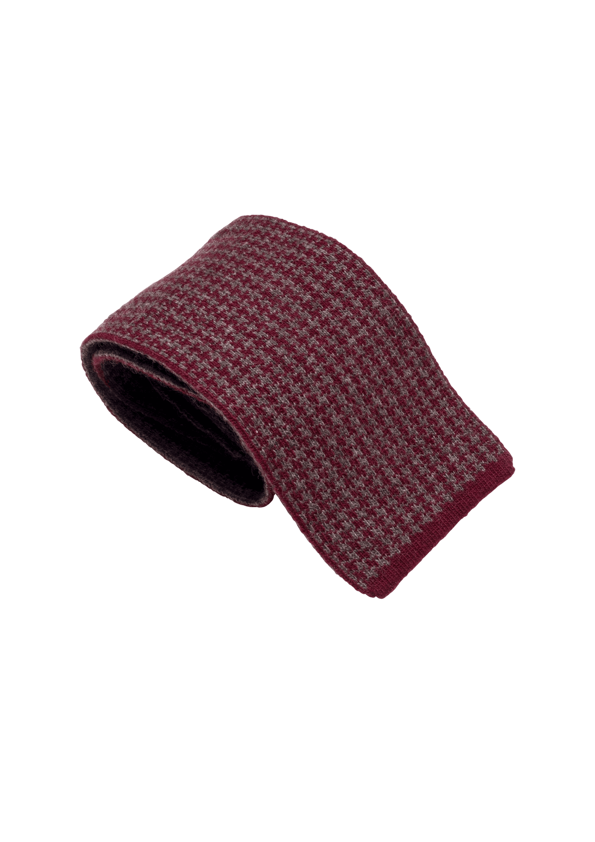 Beige Wool Maglia Tie Pattern 3